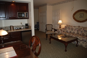 Grand Fireplace Room With One King Bed room photo